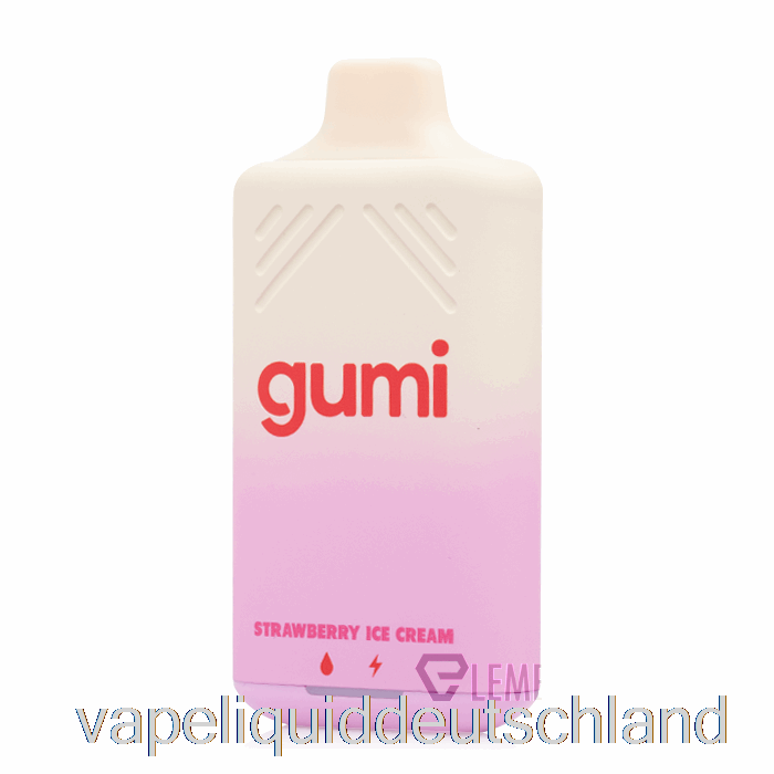 Gumi Bar 8000 Einweg-Erdbeereis-Vape-Flüssigkeit